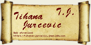 Tihana Jurčević vizit kartica